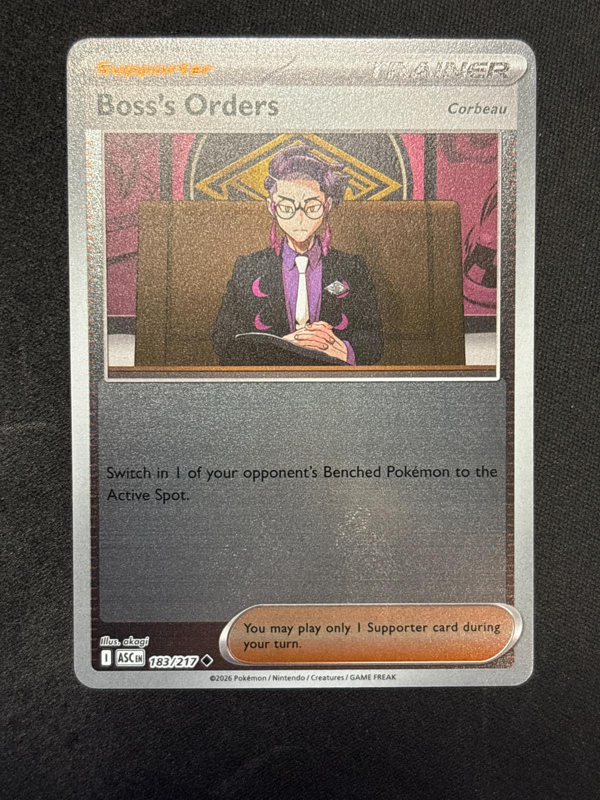 Boss's Orders: Corbeau [Reverse Holo] #183