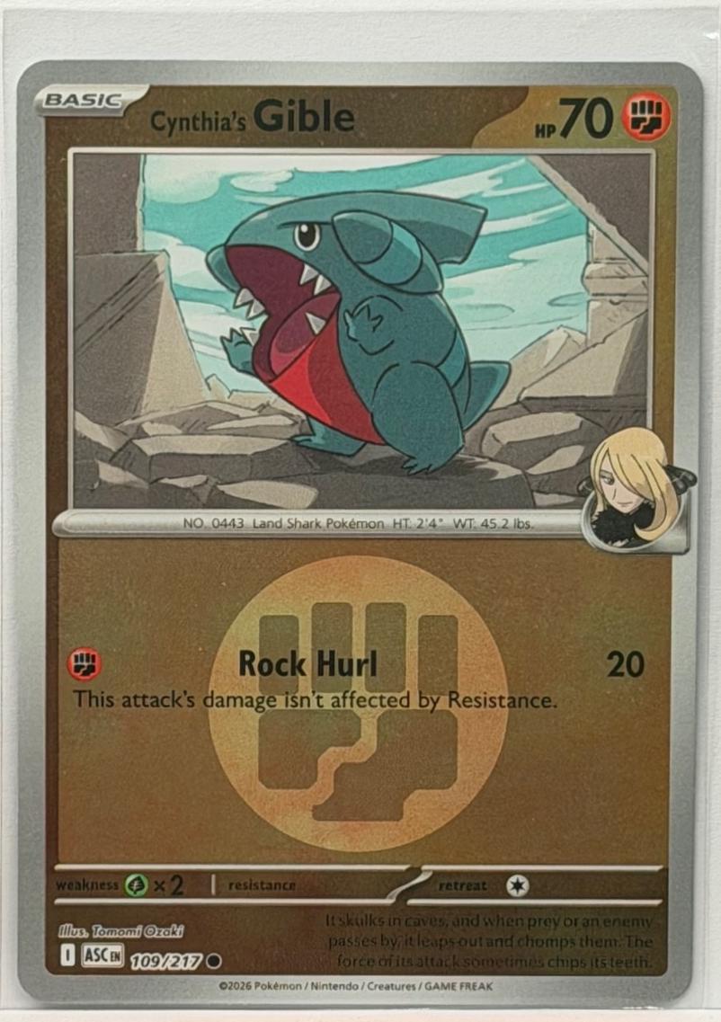 Cynthia's Gible [Energy] #109
