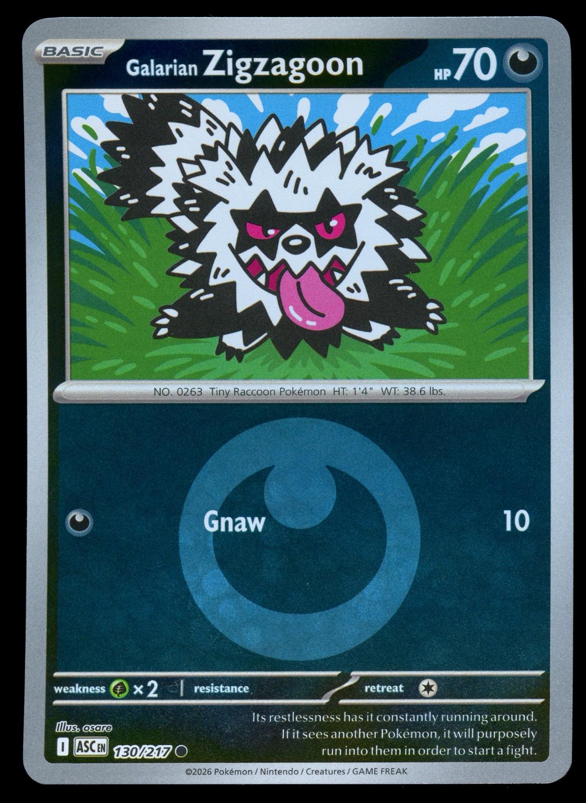 Galarian Zigzagoon [Energy] #130