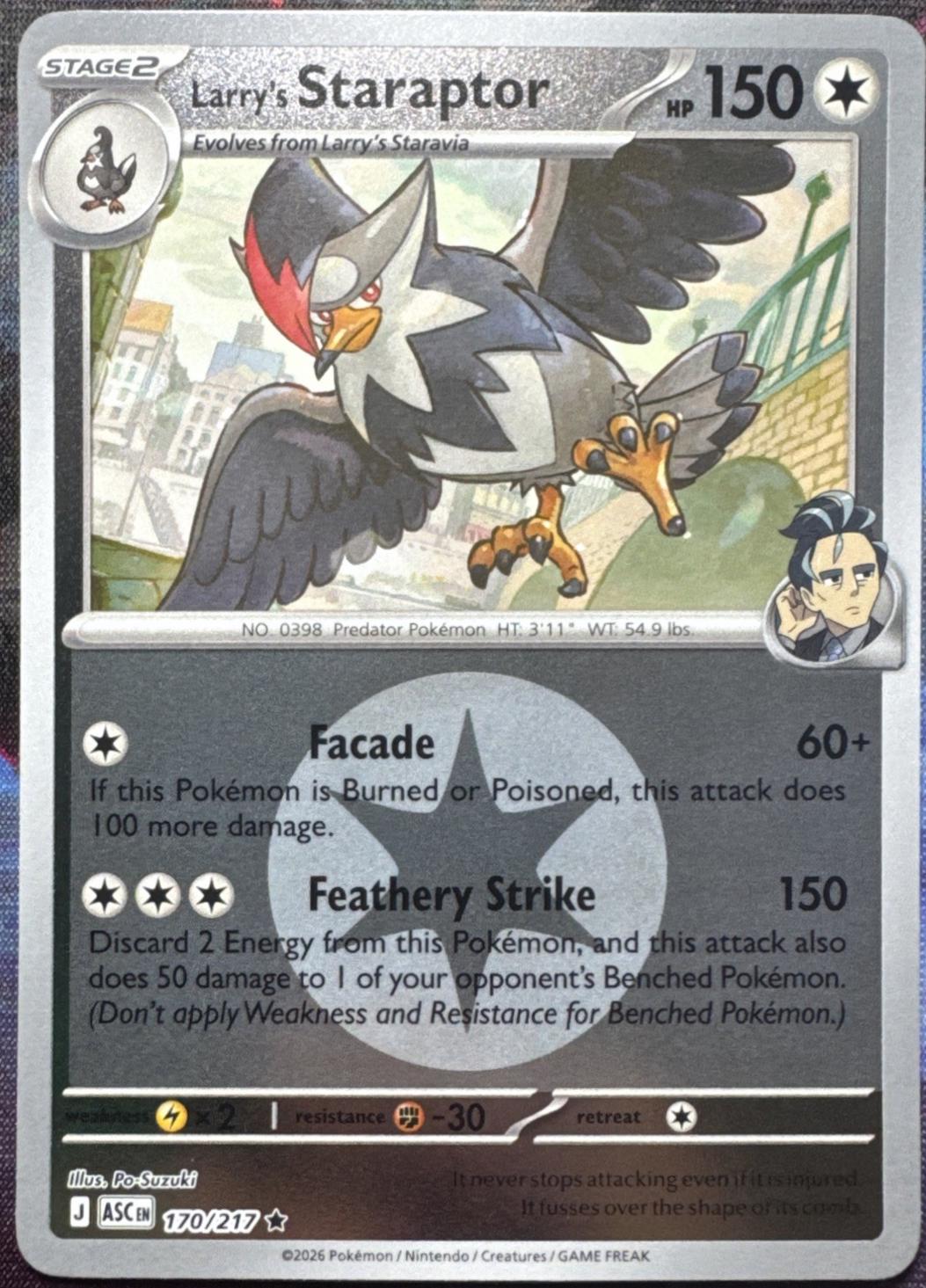 Larry's Staraptor [Energy] #170