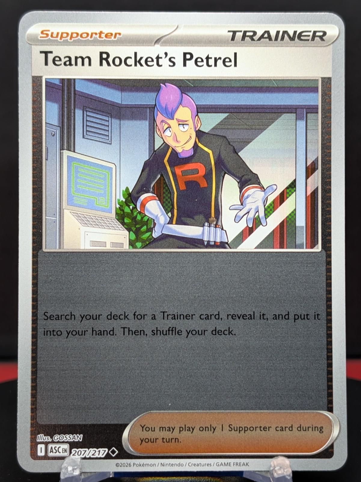 Team Rocket's Petrel [Reverse Holo] #207
