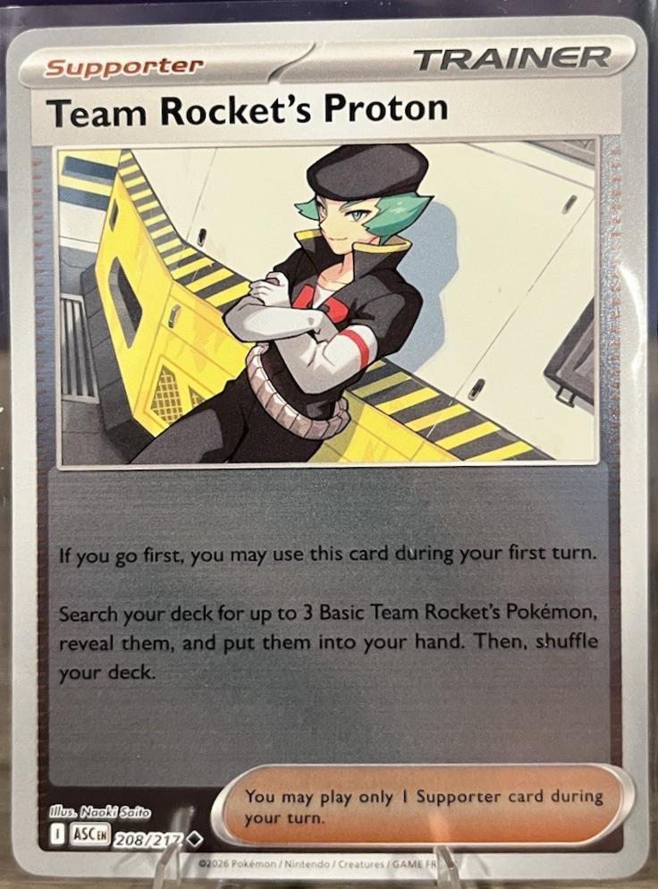 Team Rocket's Proton [Reverse Holo] #208