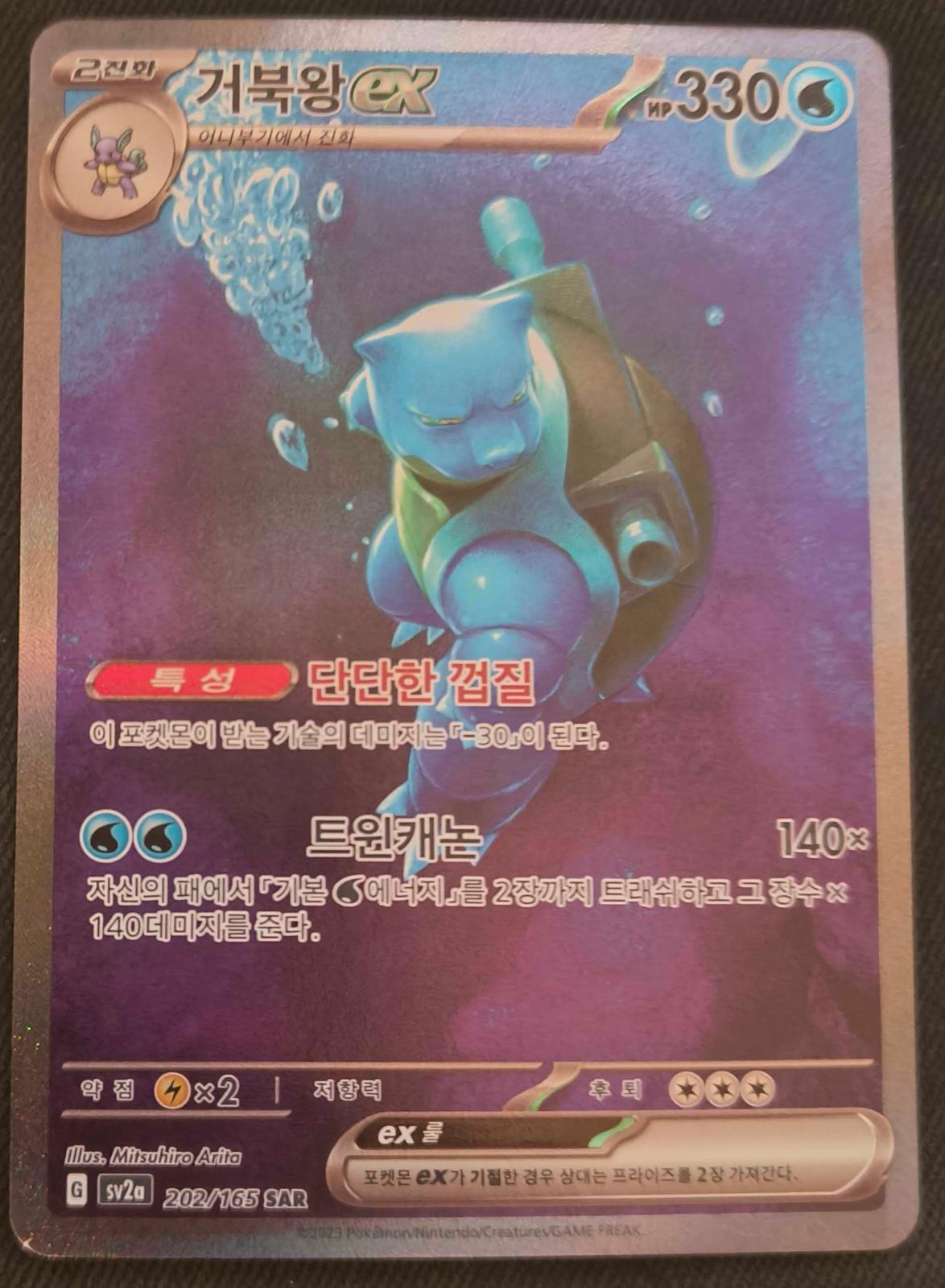 Blastoise ex #202