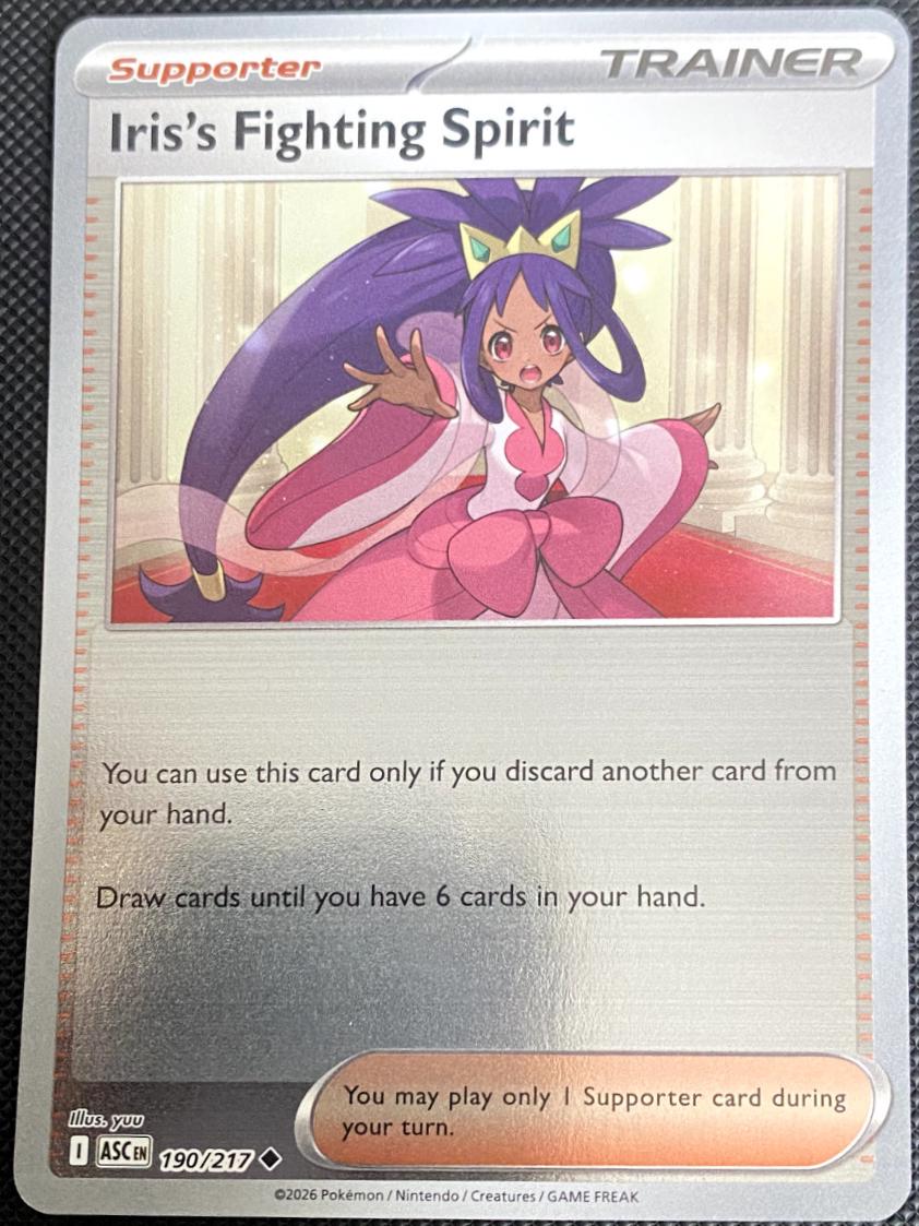 Iris's Fighting Spirit [Reverse Holo] #190