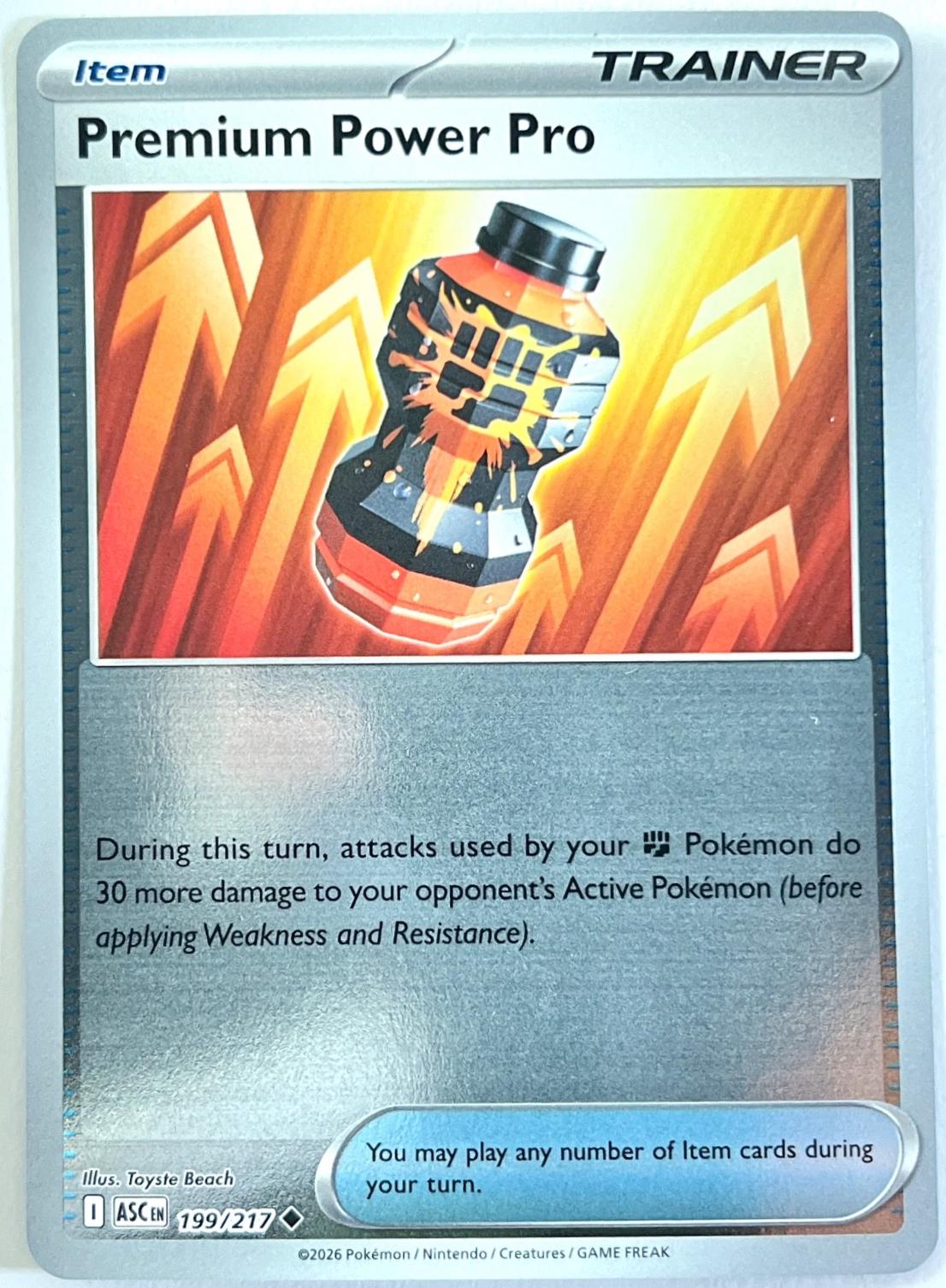 Premium Power Pro [Reverse Holo] #199