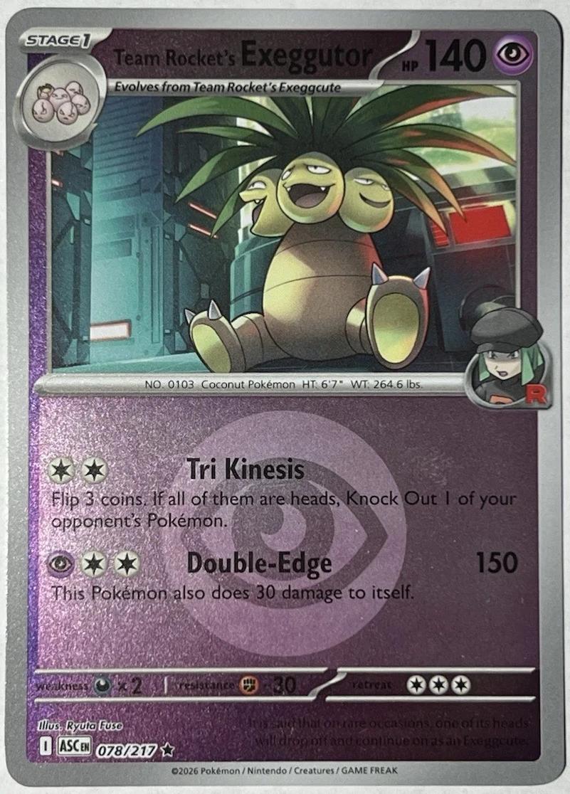 Team Rocket's Exeggutor [Energy] #78
