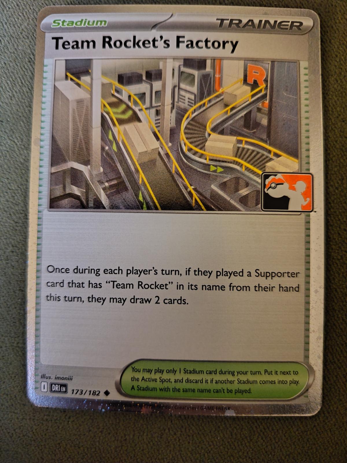 Team Rocket's Factory [Prize Pack Cosmo Holo] #173