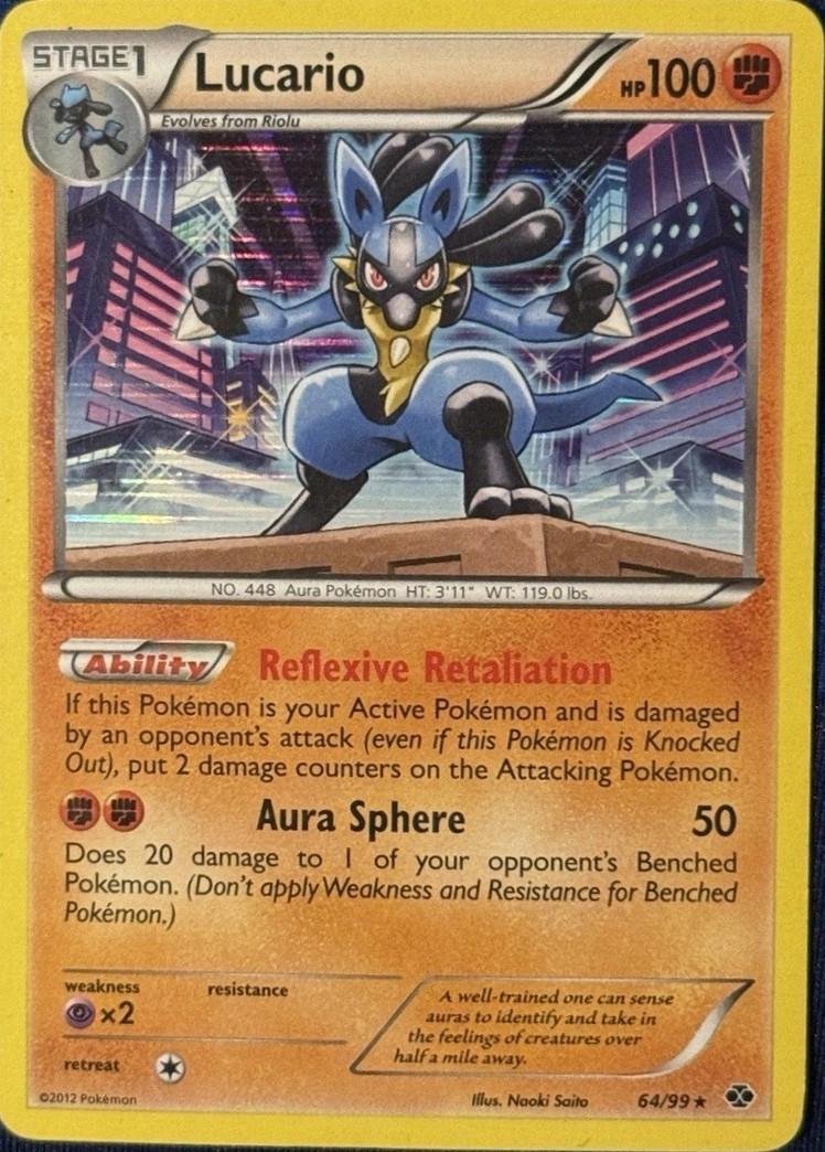 Lucario [Cosmos Holo] #64