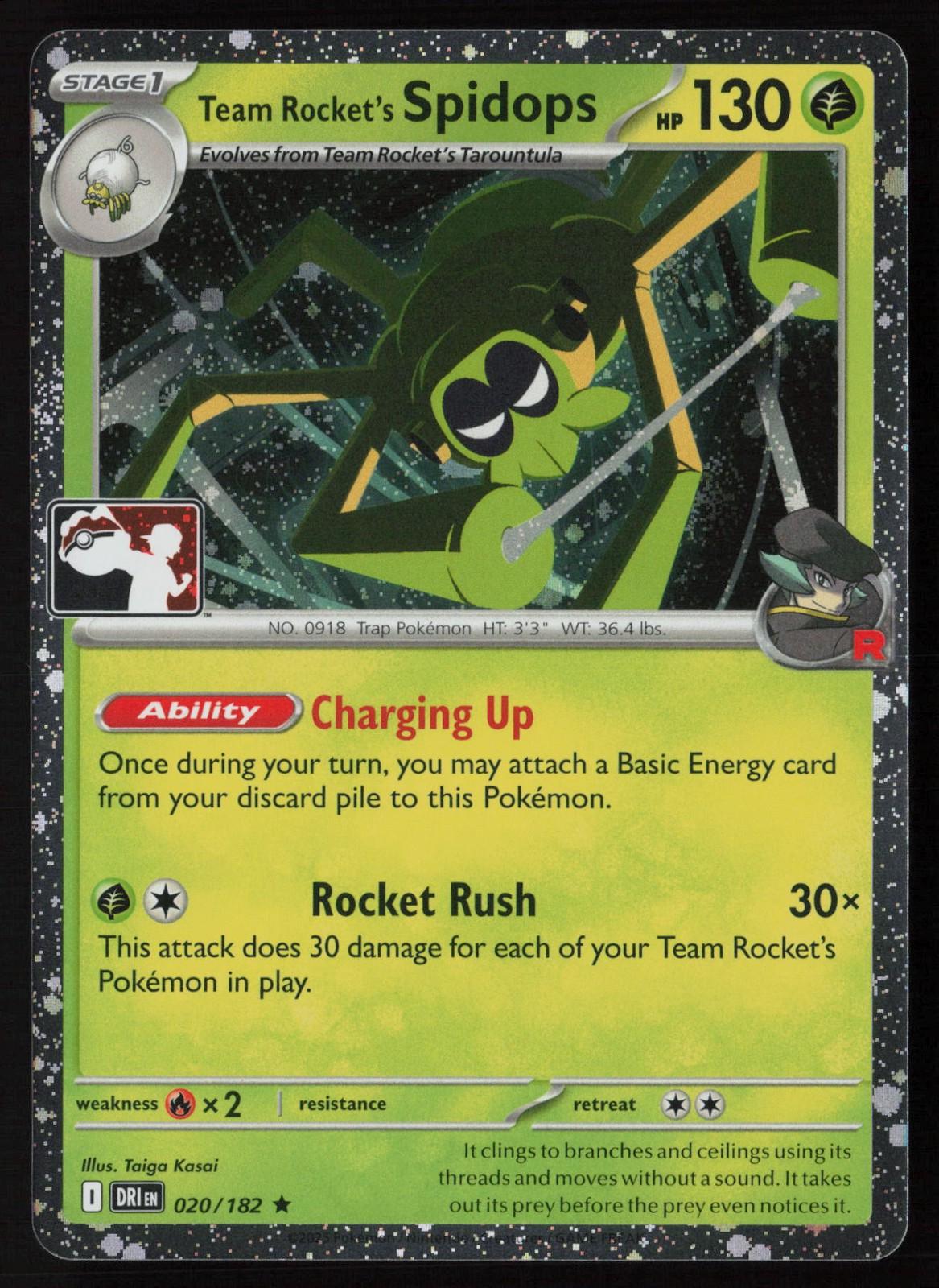 Team Rocket's Spidops [Prize Pack Cosmos Holo] #20
