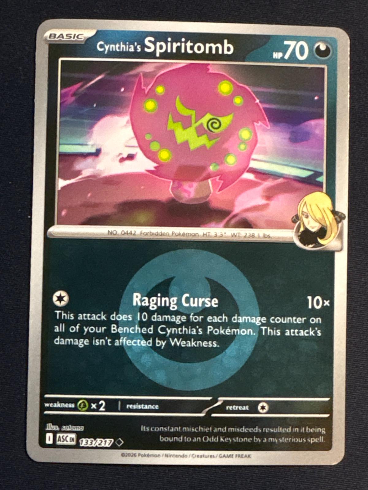 Cynthia's Spiritomb [Energy] #133