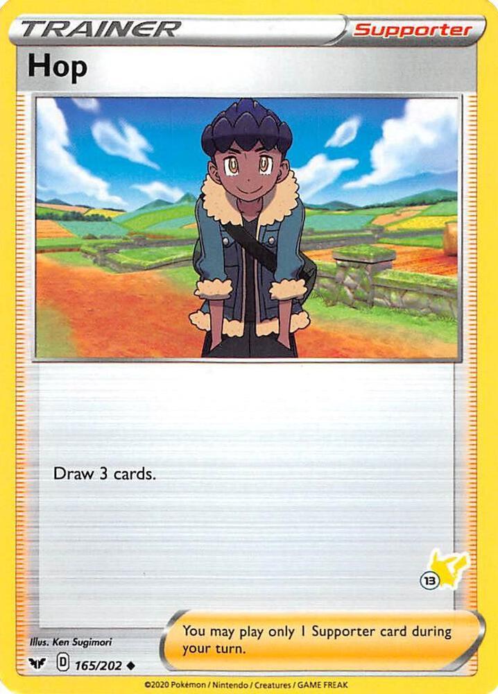 Hop [#13 Pikachu Stamp] #165