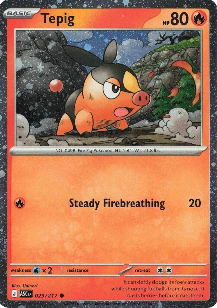 Tepig [Cosmos Holo] #29