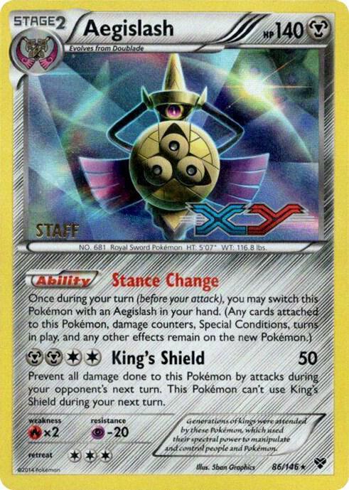 Aegislash [Prerelease Staff] #86