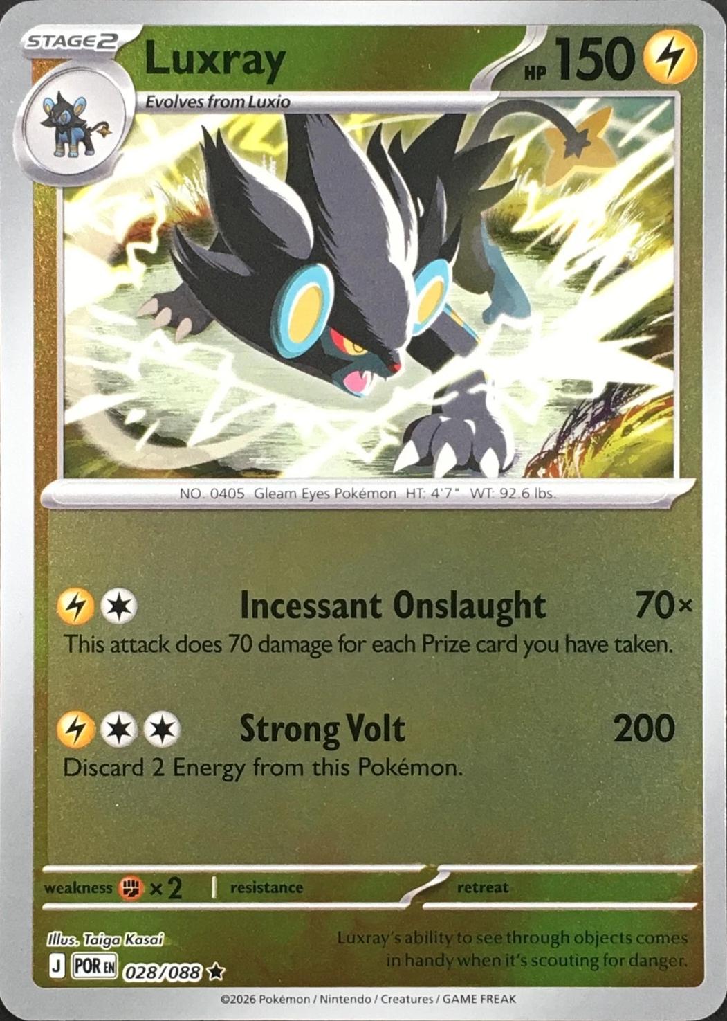 Luxray [Reverse Holo] #28