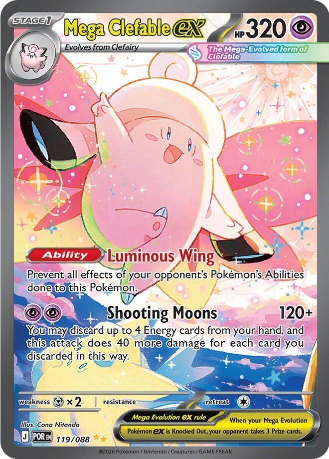 Mega Clefable ex #119