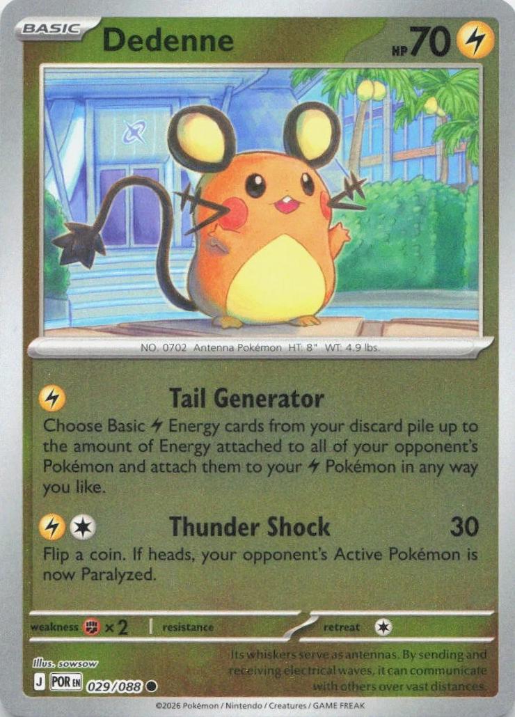 Dedenne [Reverse Holo] #29