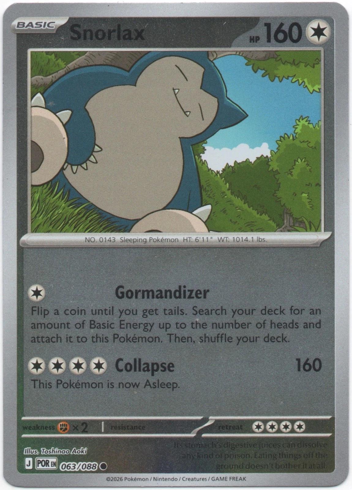 Snorlax [Reverse Holo] #63