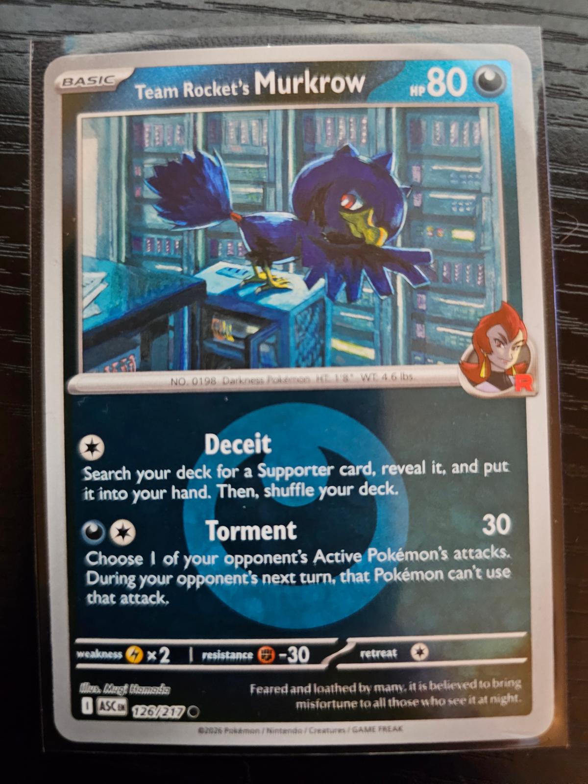 Team Rocket's Murkrow [Energy] #126