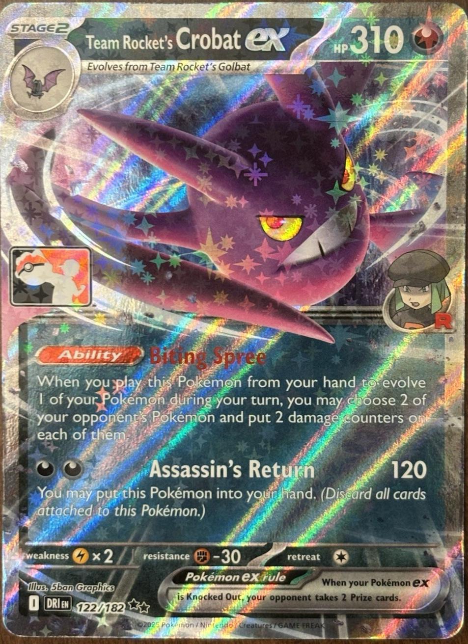 Team Rocket's Crobat Ex [Prize Pack] #122