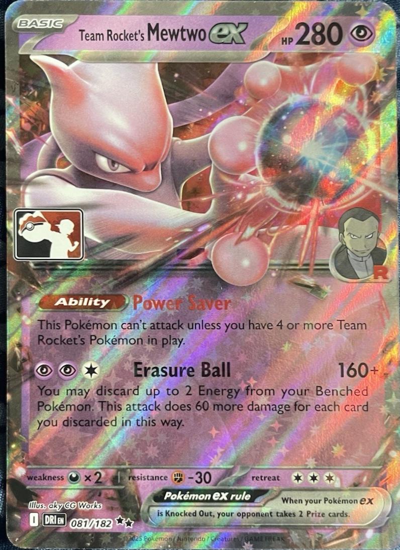 Team Rocket's Mewtwo Ex [Prize Pack] #81
