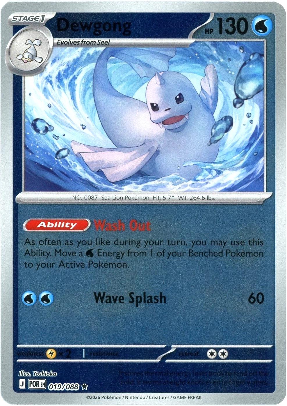 Dewgong [Reverse Holo] #19