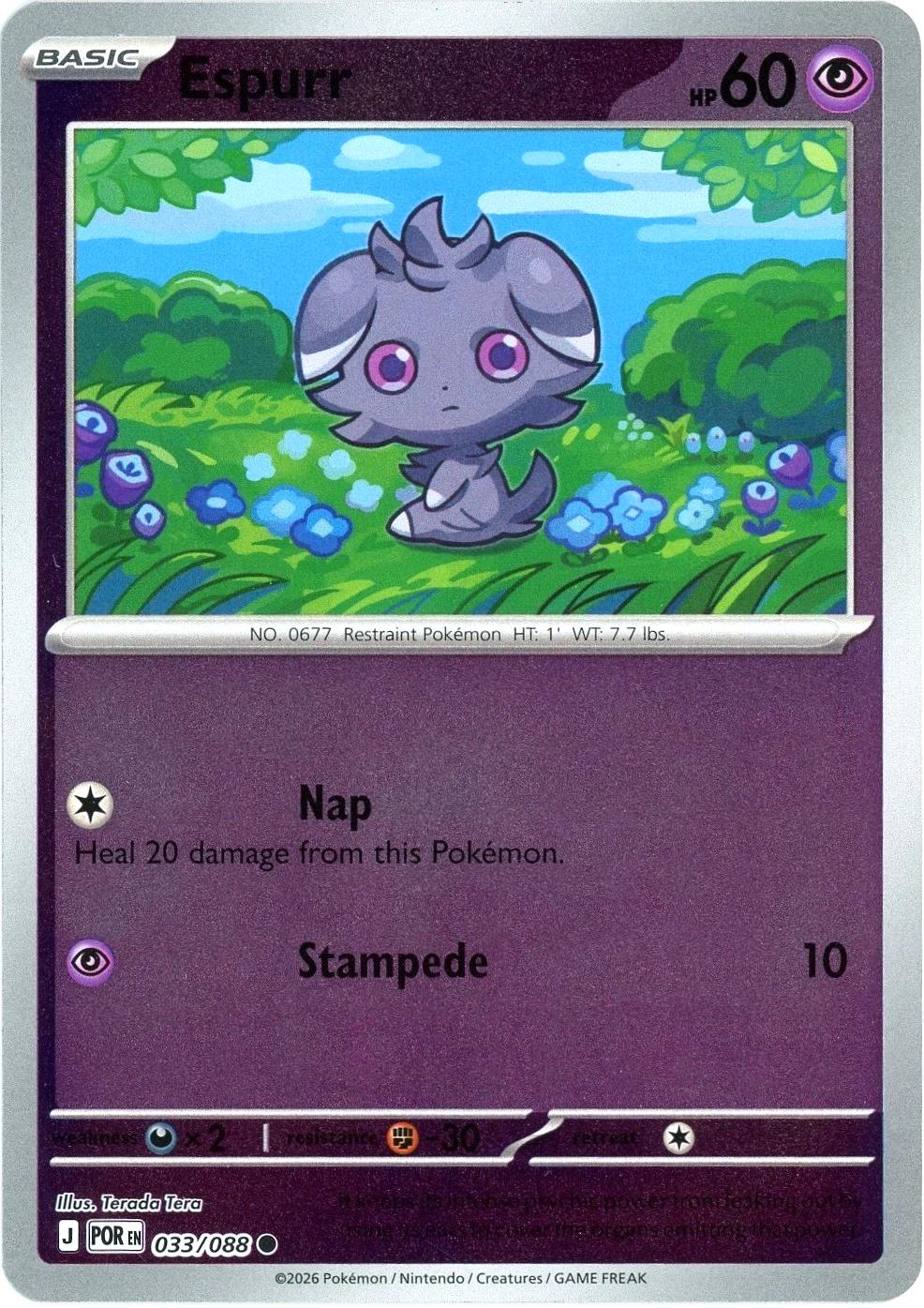 Espurr [Reverse Holo] #33