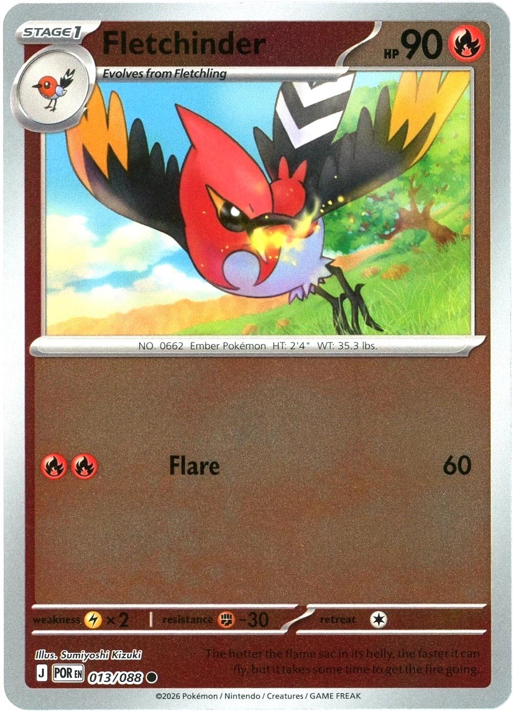 Fletchinder [Reverse Holo] #13