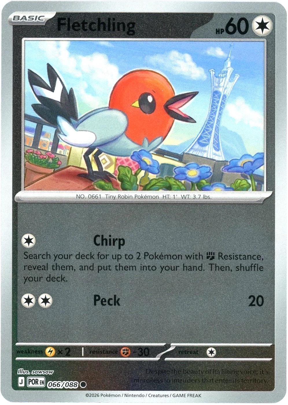 Fletchling [Reverse Holo] #66