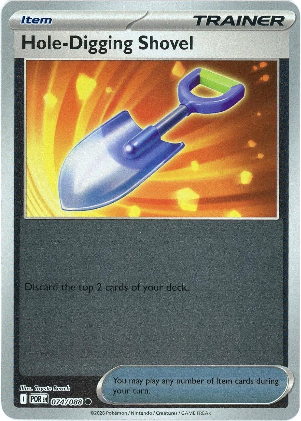 Hole-Digging Shovel [Reverse Holo] #74