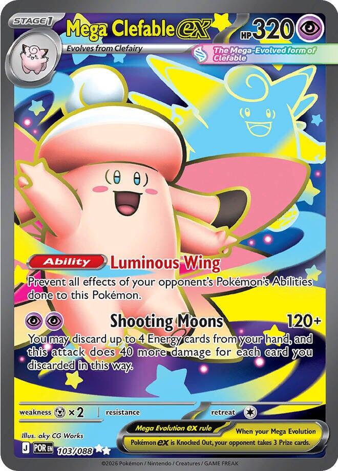 Mega Clefable ex #103