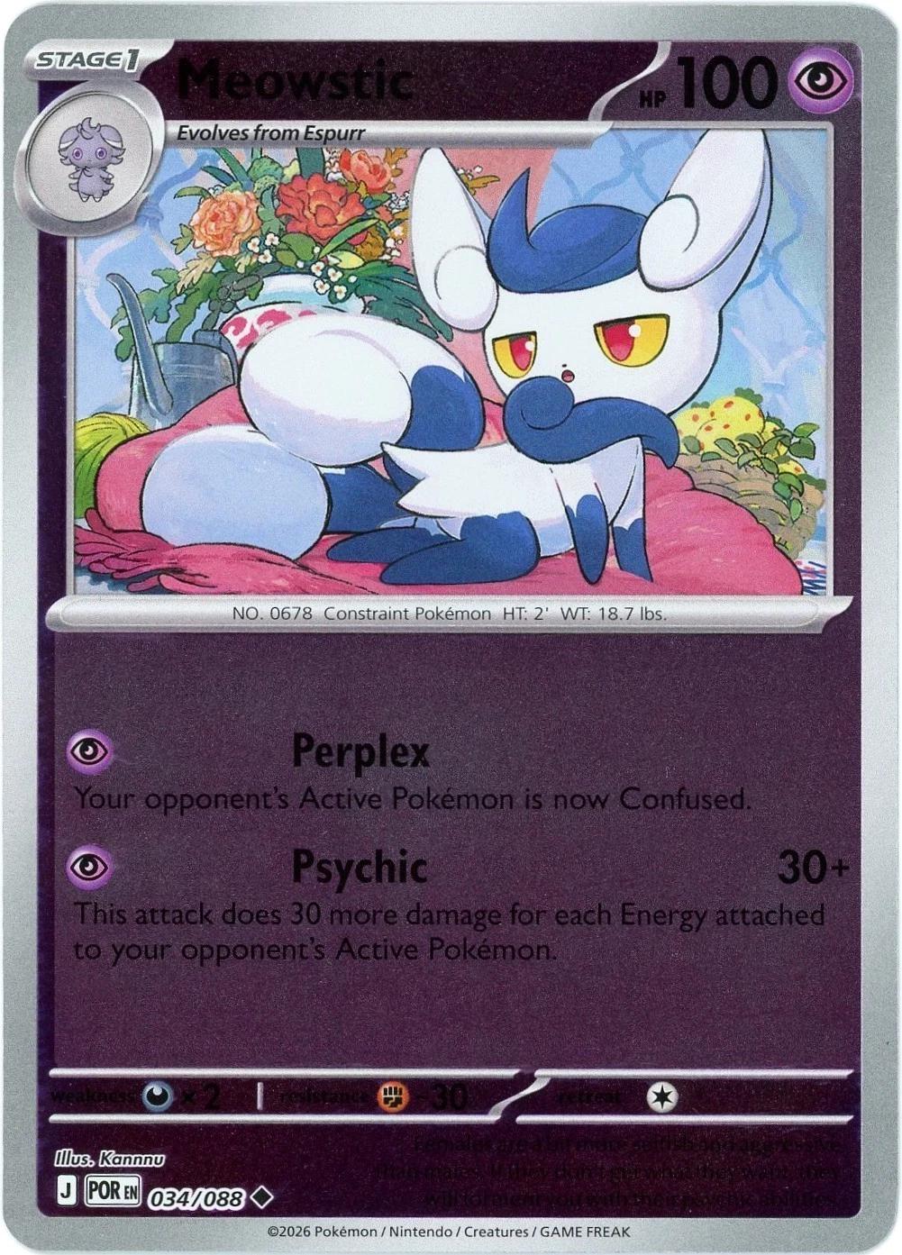 Meowstic [Reverse Holo] #34