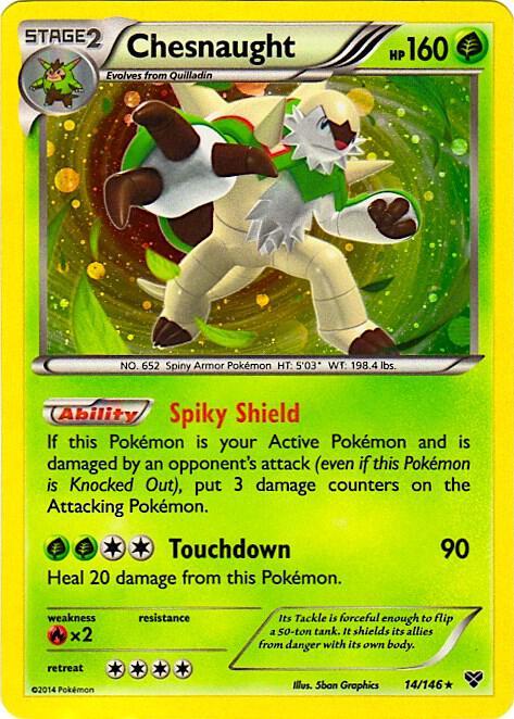 Chesnaught [Cosmos Holo] #14