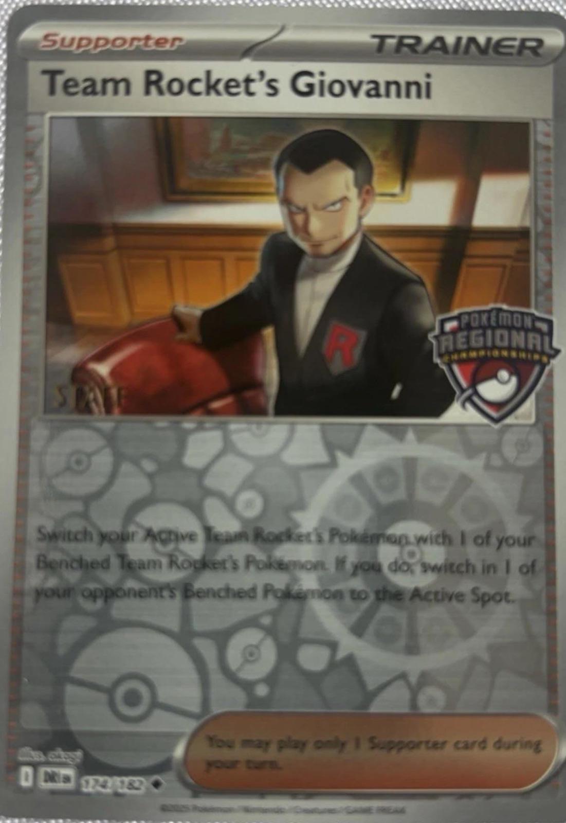 Team Rocket's Giovanni [Regional Staff] #174