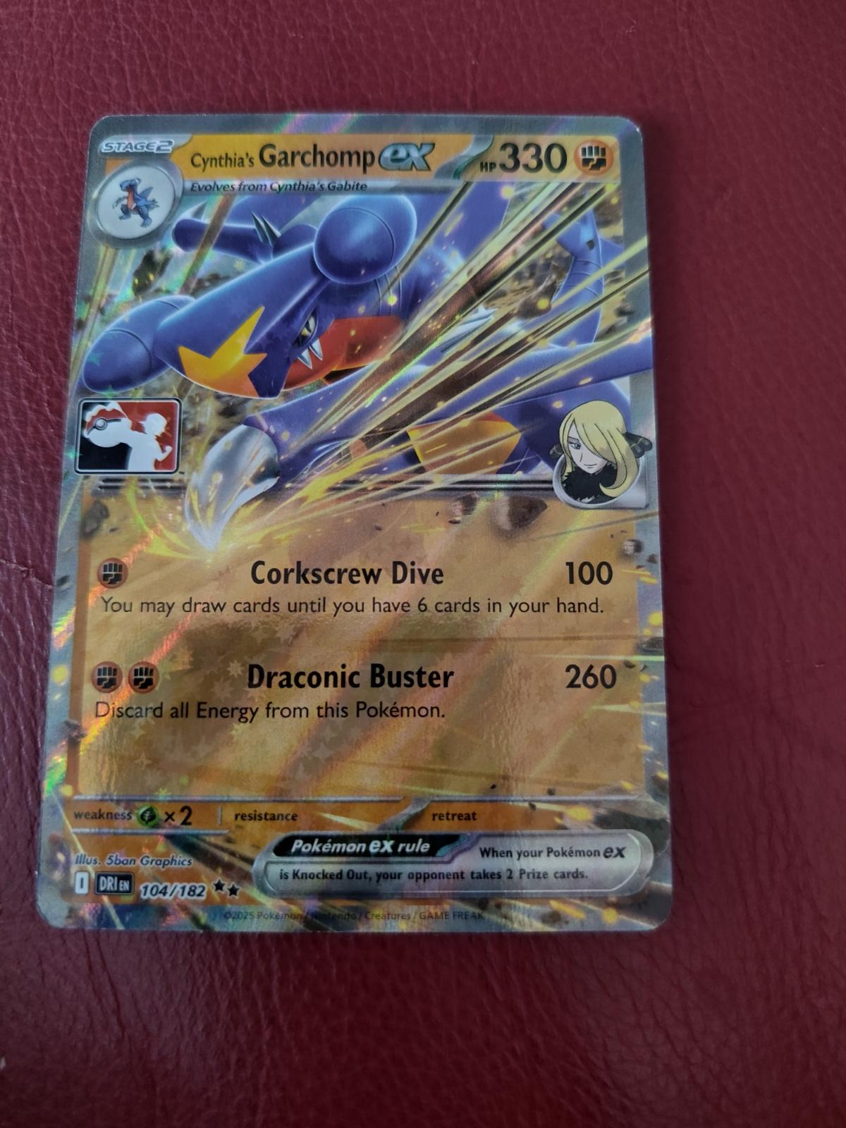 Cynthia's Garchomp Ex [Prize Pack] #104