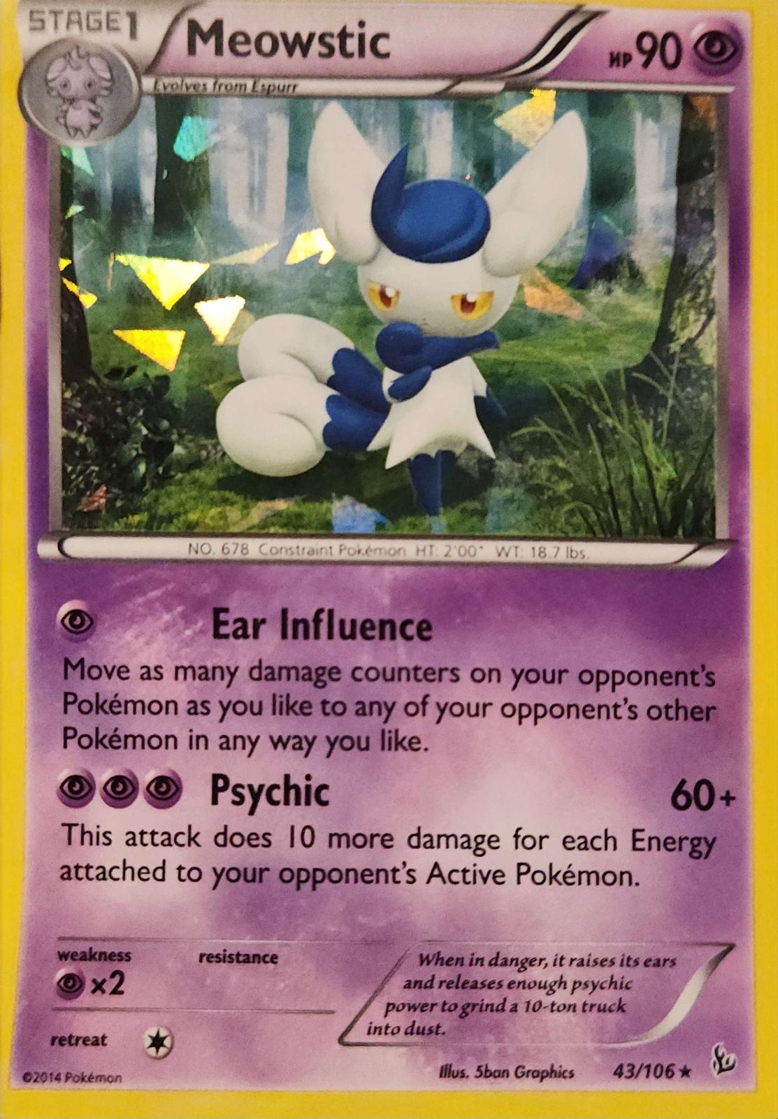 Meowstic [Cracked Ice] #43 #43
