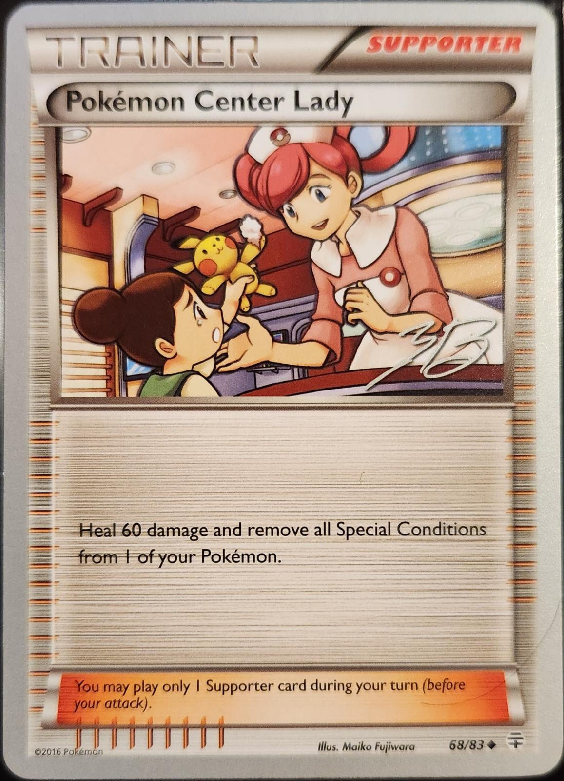 Pokemon Center Lady [Zachary Bokhari] #68/83
