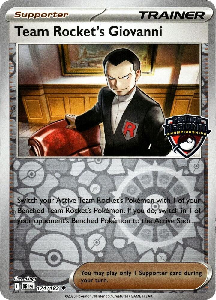 Team Rocket Giovanni [Regional] #174