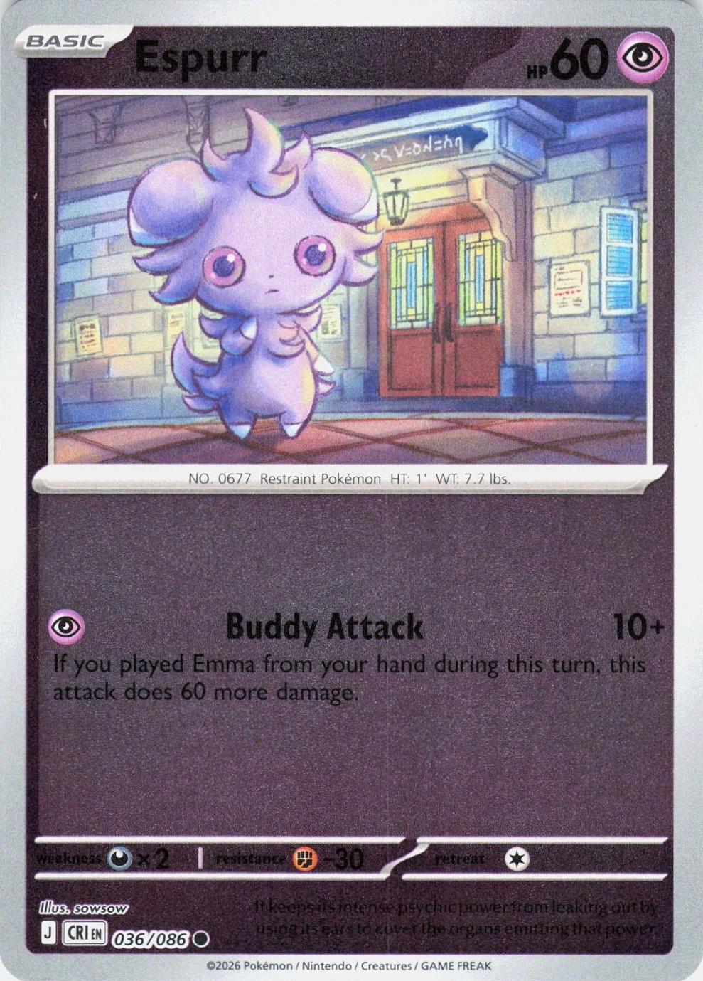 Espurr [Reverse Holo] #36