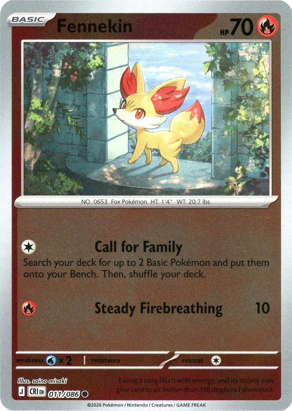 Fennekin [Reverse Holo] #11