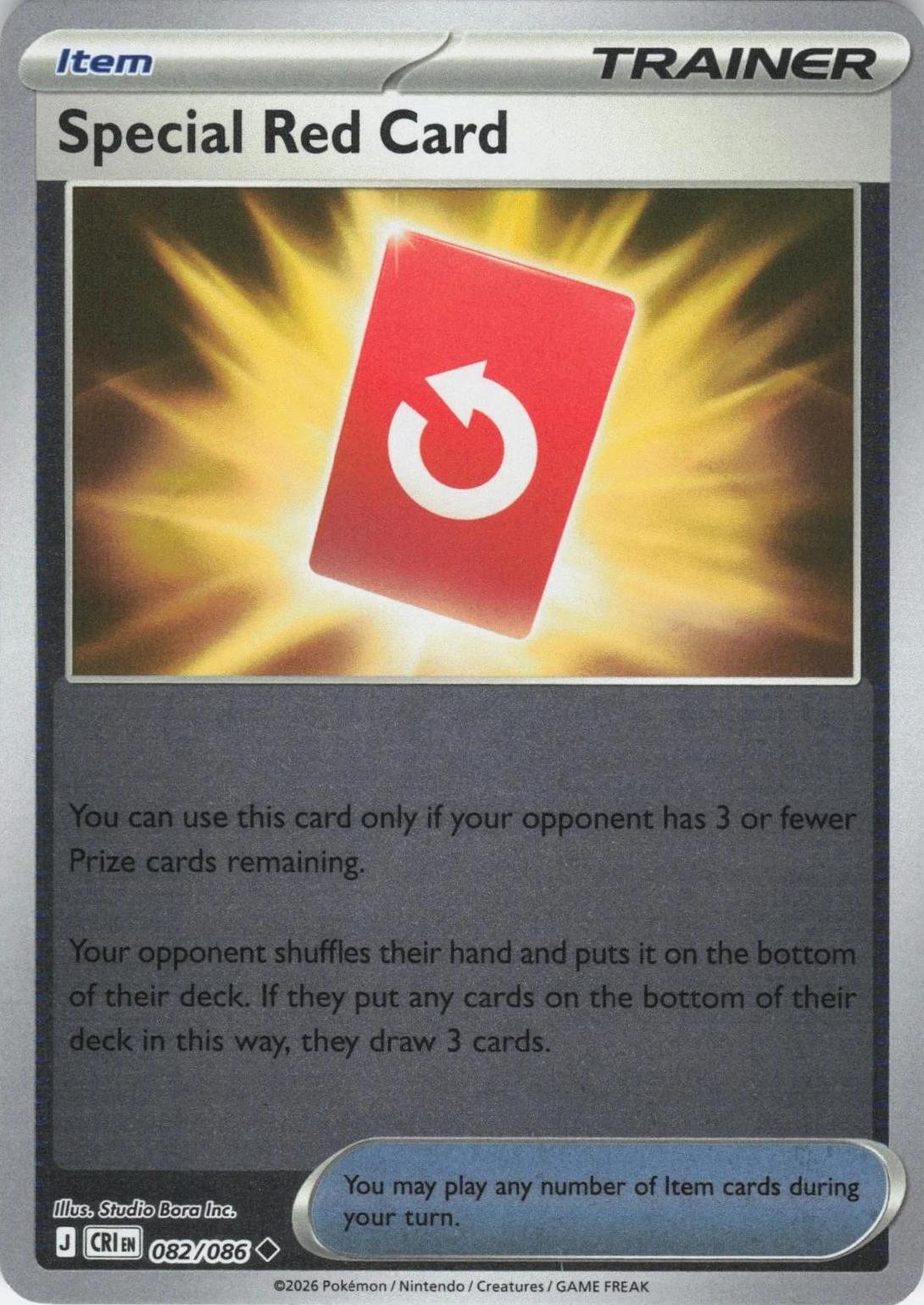 Special Red Card [Reverse Holo] #82
