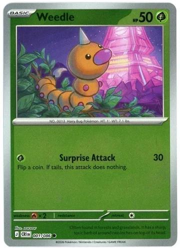 Weedle [Reverse Holo] #1