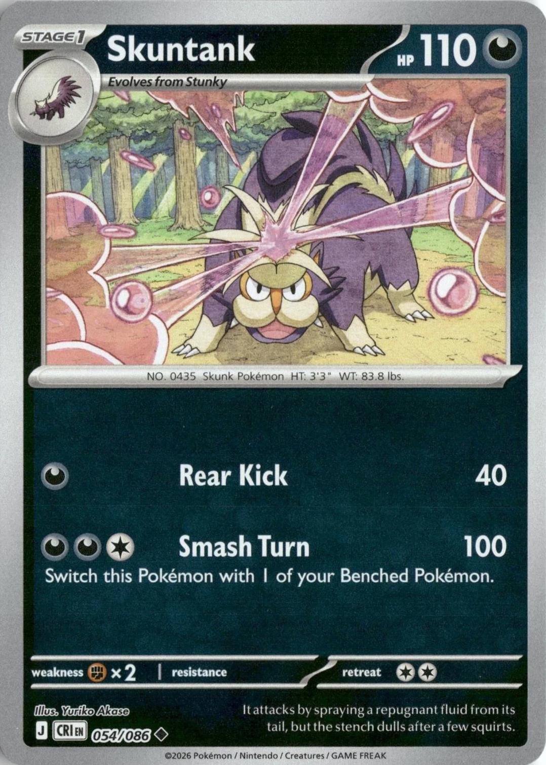 Skuntank [Reverse Holo] #54