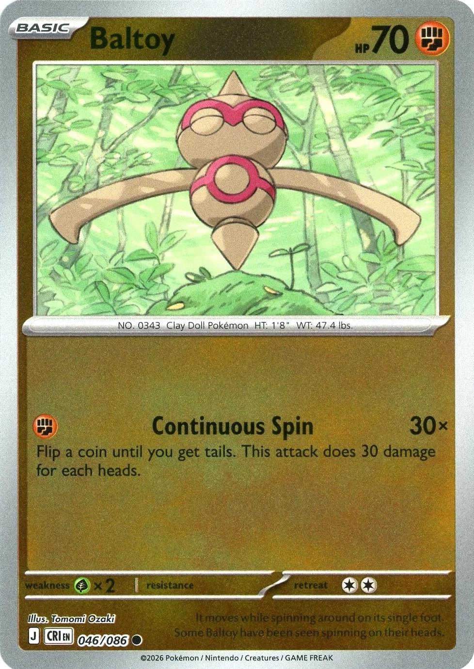 Baltoy [Reverse Holo] #46