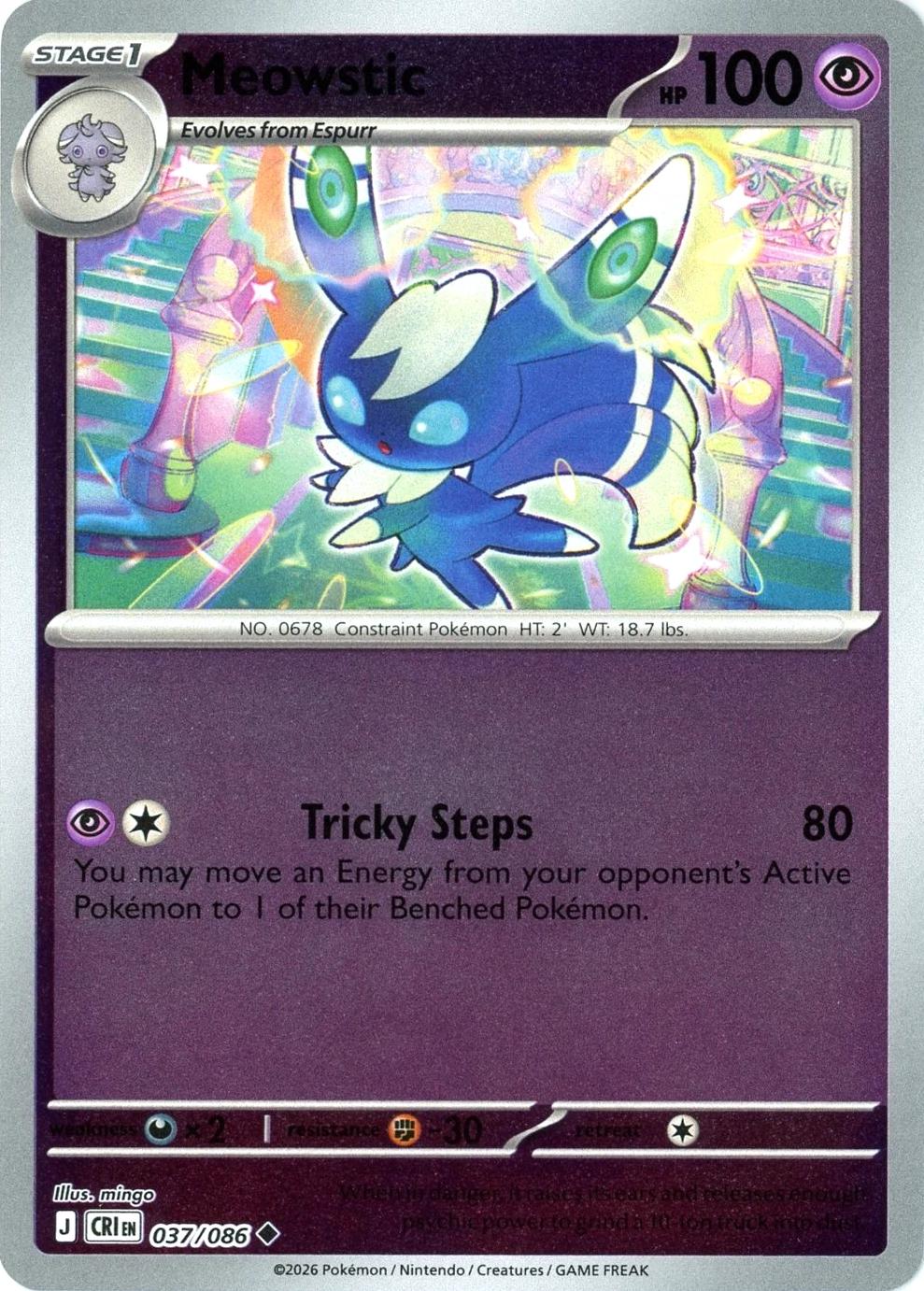 Meowstic [Reverse Holo] #37