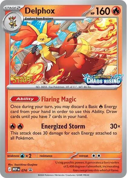 Delphox [Staff Stamped] #74
