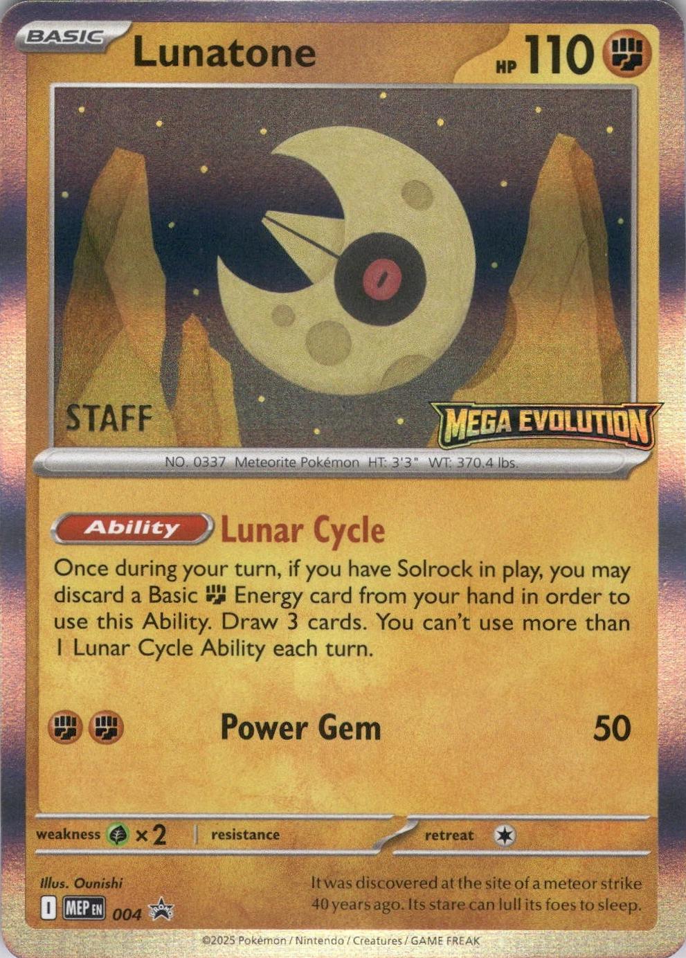 Lunatone [Prerelease Staff] #4