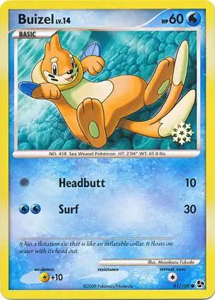 Buizel [Snowflake Stamp] #61