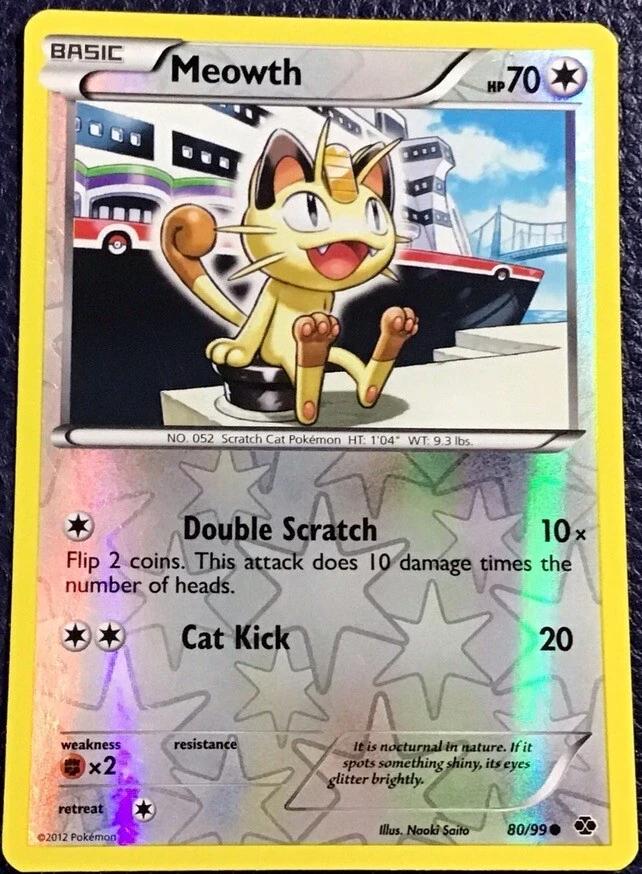 Meowth [Reverse Holo Stars] #80