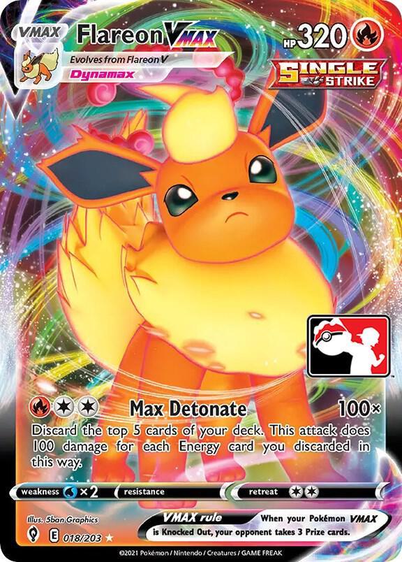 Flareon VMAX [Prize Pack] #18