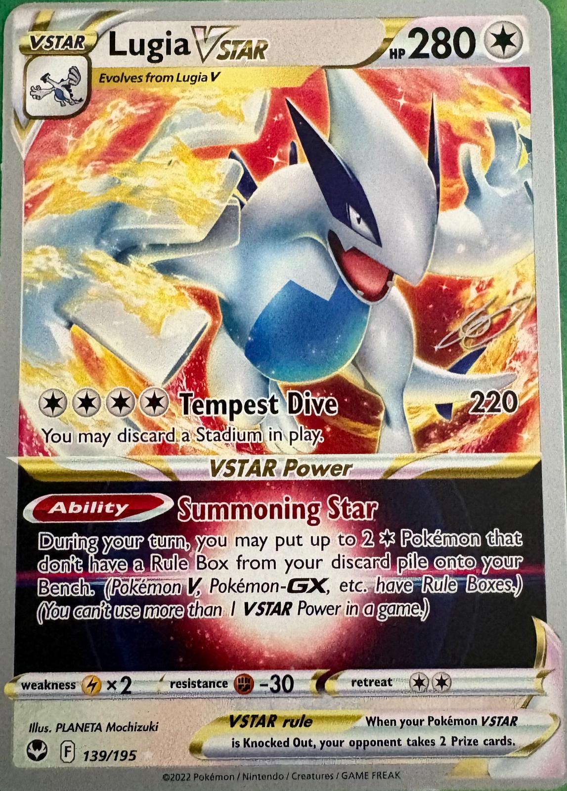 Lugia Vstar #139